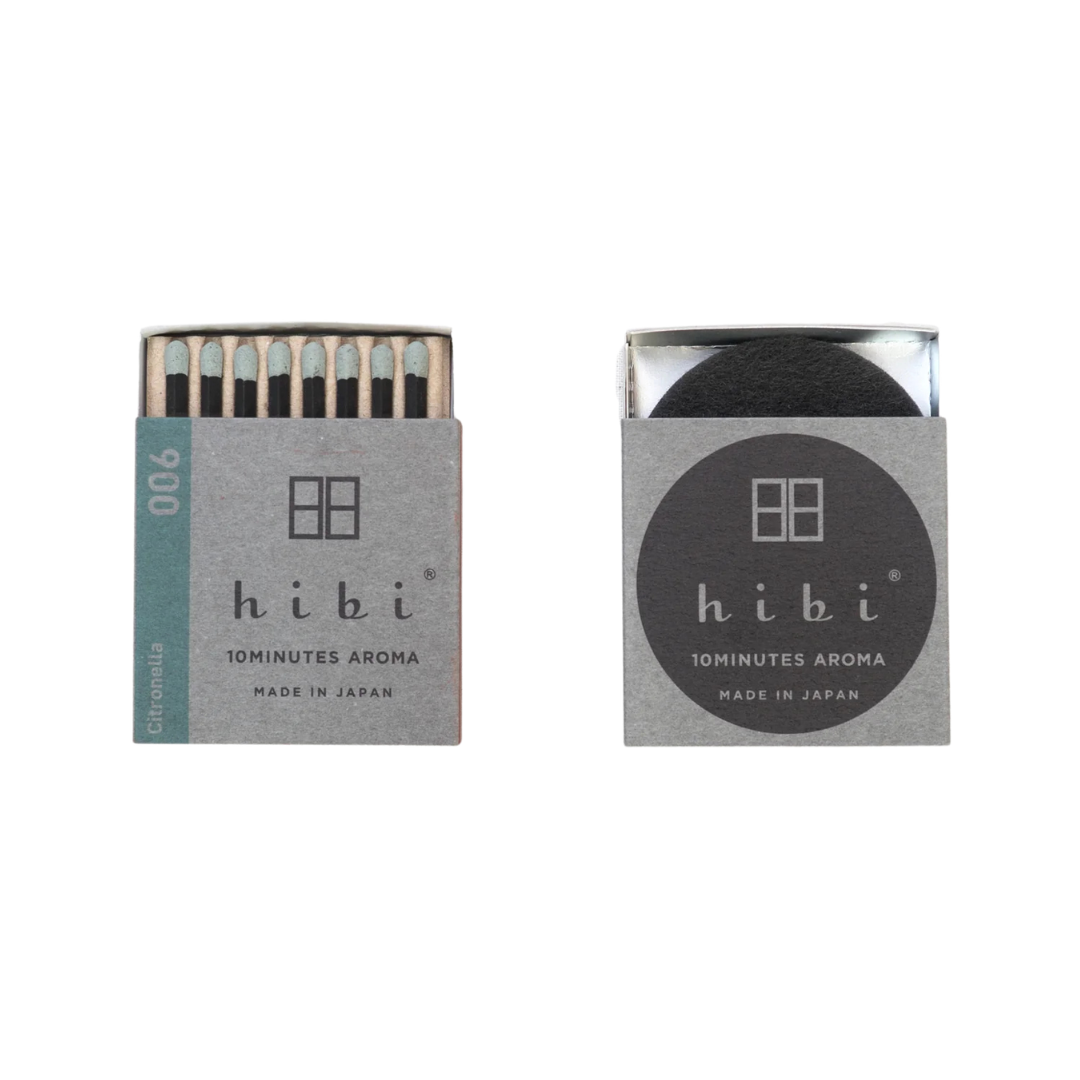 Hibi Incense Matches - Citronella
