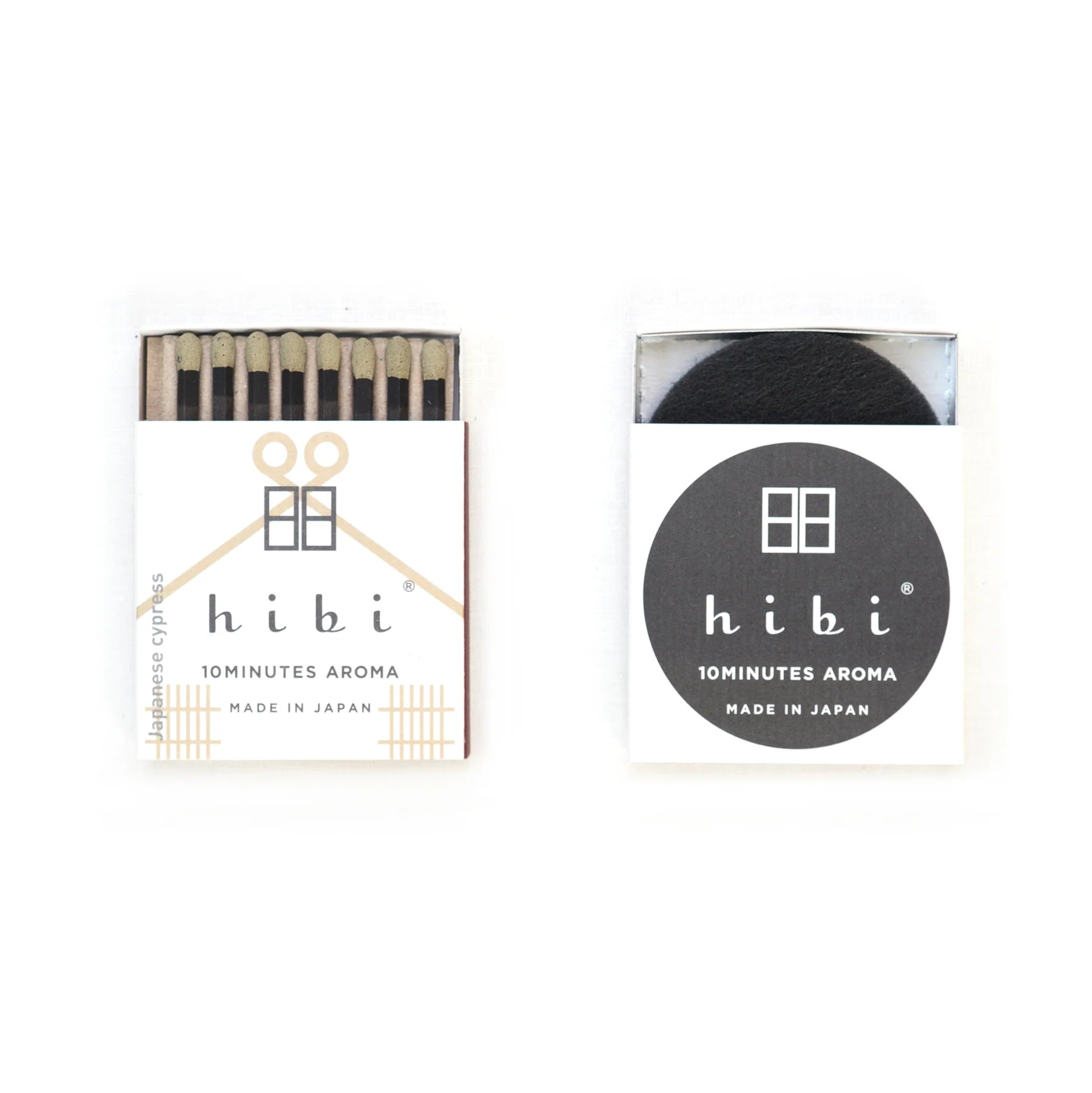 Hibi Incense Matches - Japanese Cypress