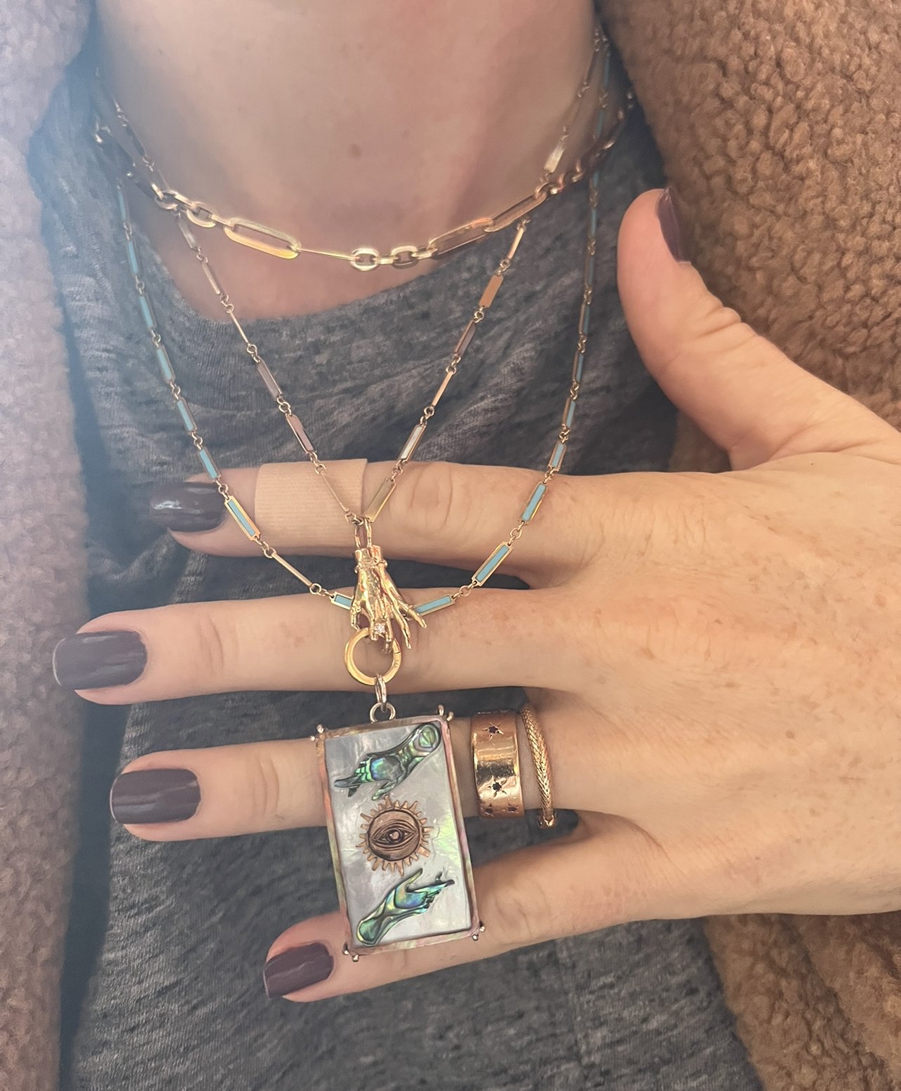 Sun Tarot Card Charm — Maura Green Trunk Show