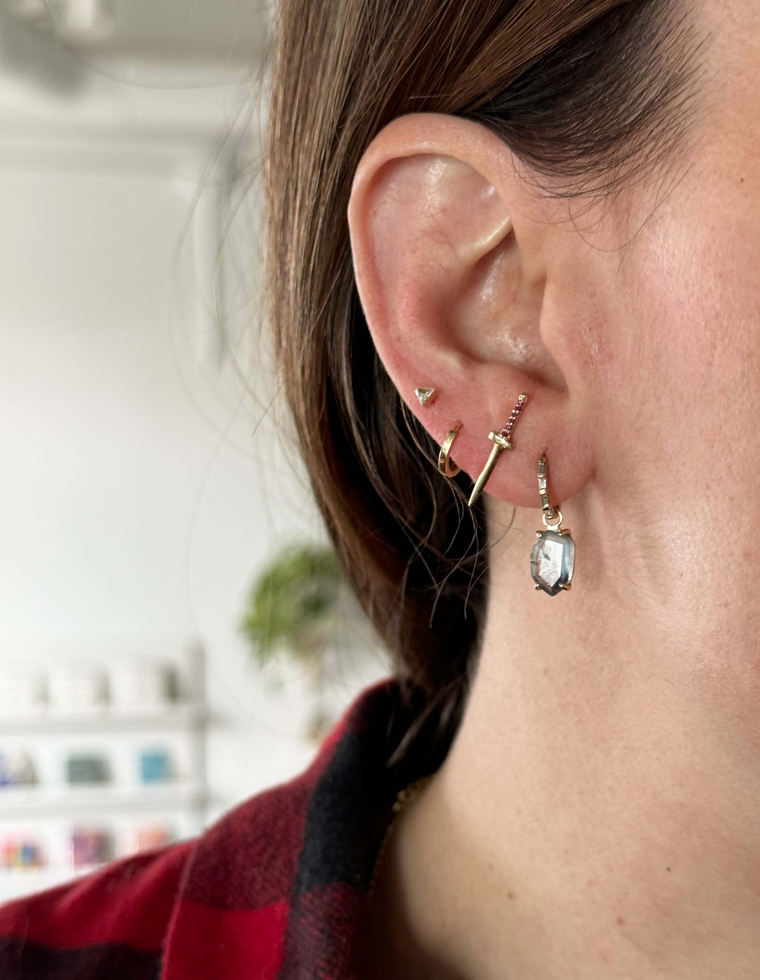 Sestra Montana Sapphire Earrings No. 1 — Young in the Mountains Trunk Show