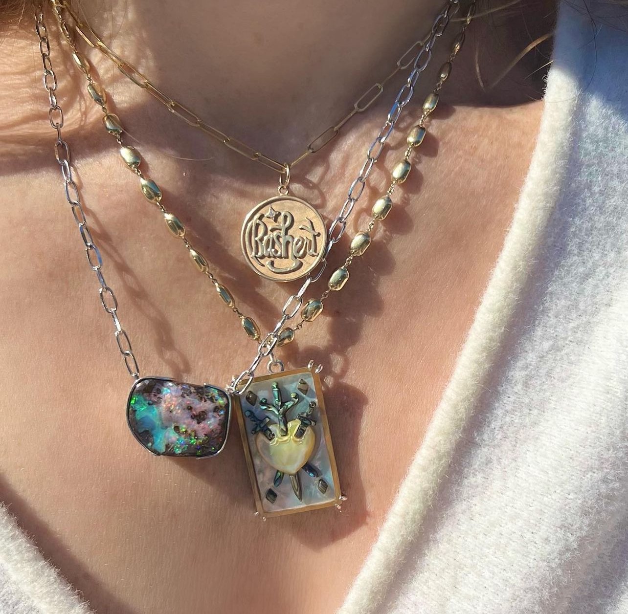 Three of Swords Tarot Charm — Maura Green Trunk Show