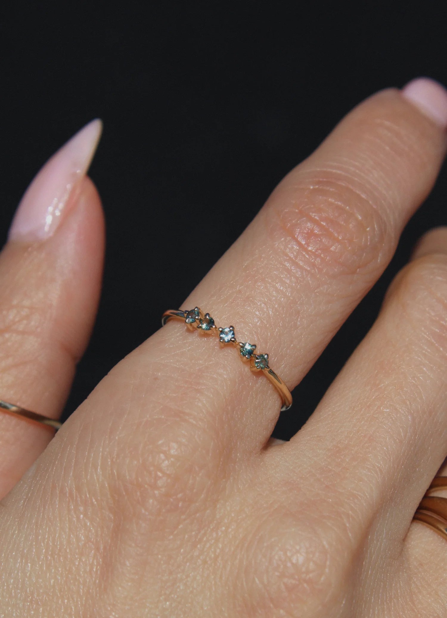Sapphire Cascade Ring — Commitment, Curated