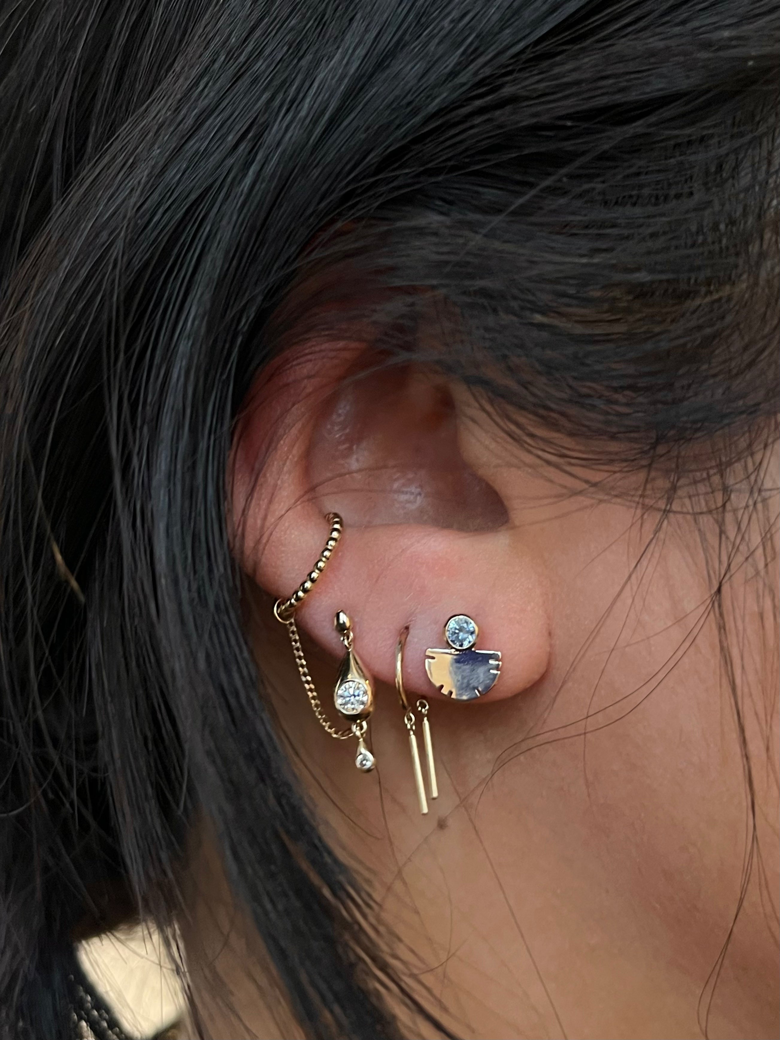 Montana Sapphire Aquilla Studs