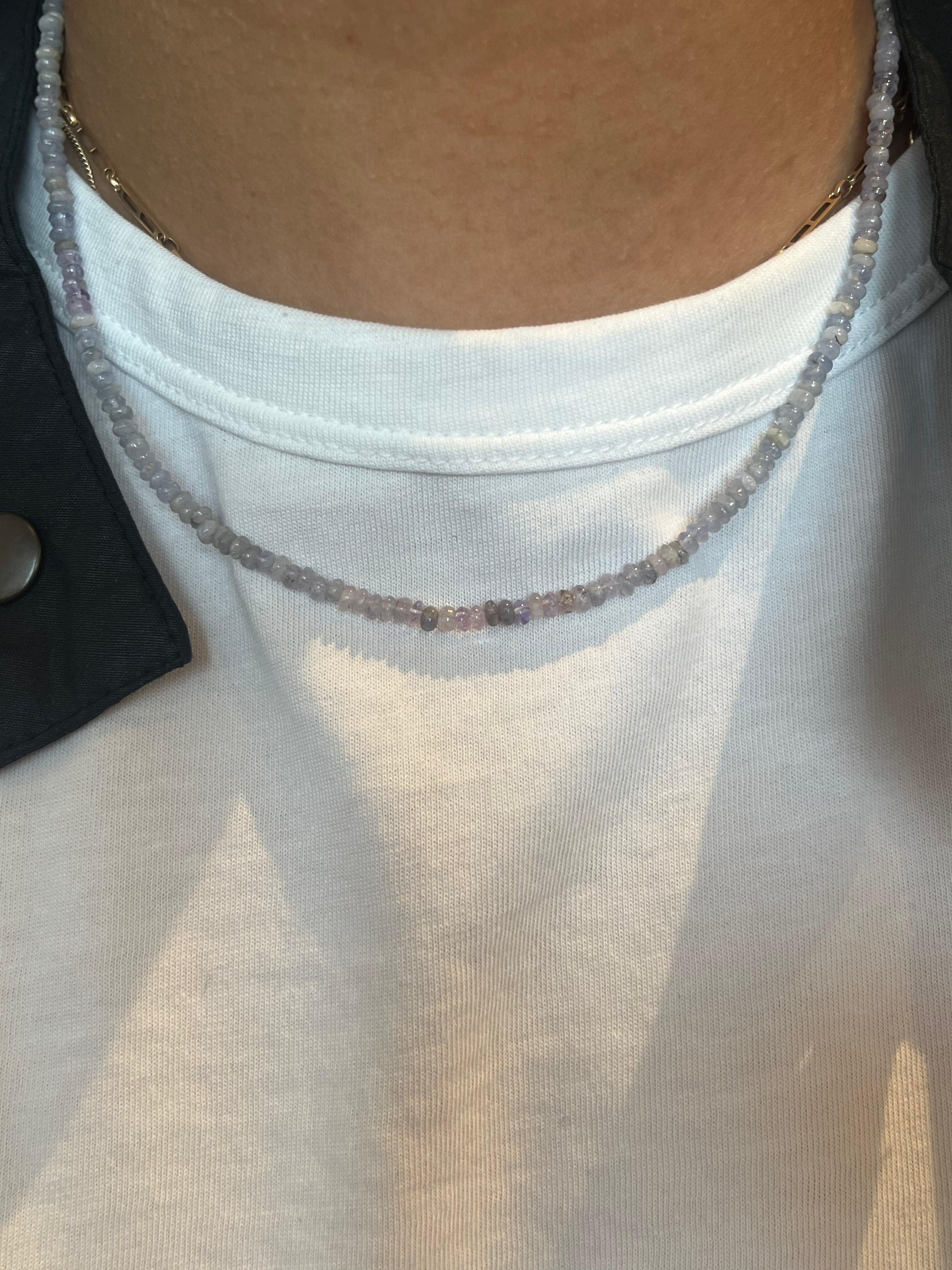 Hackmanite Beaded Necklace