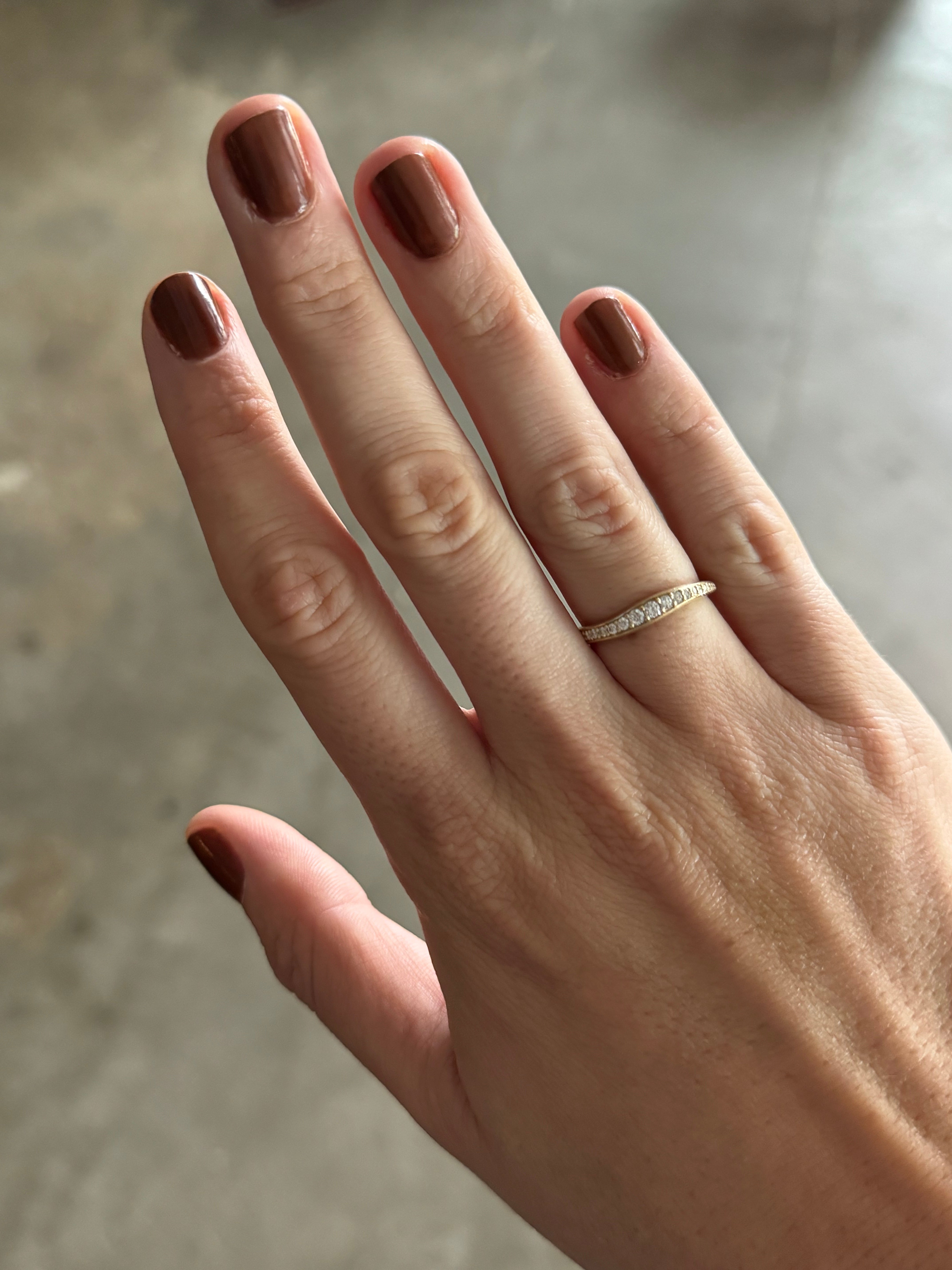 Touch Diamond Stacking Band — Commitment, Curated
