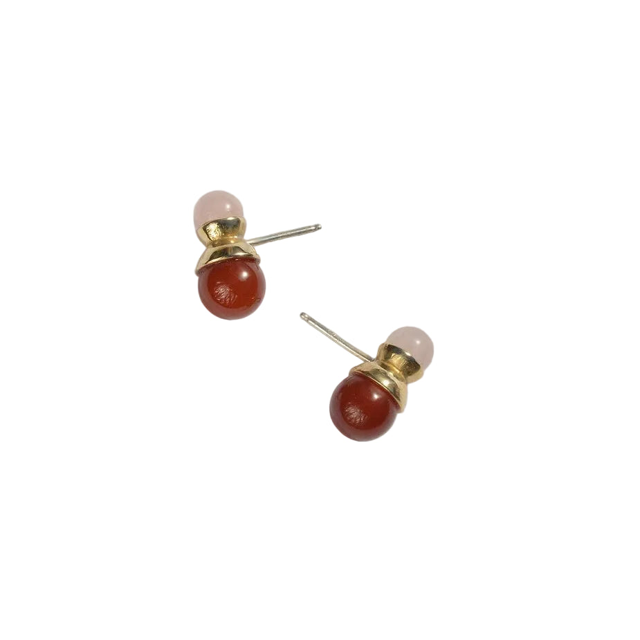 Carnelian Klee Studs