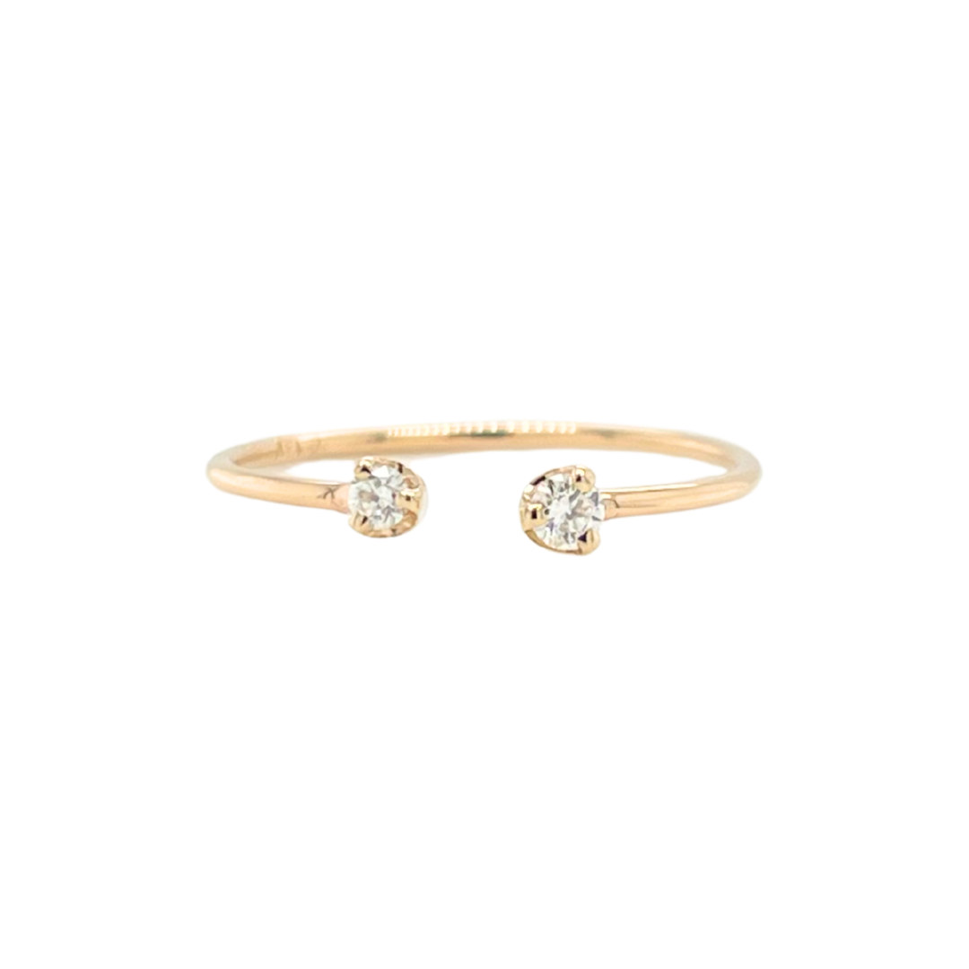 Prong Set Open Diamond Ring