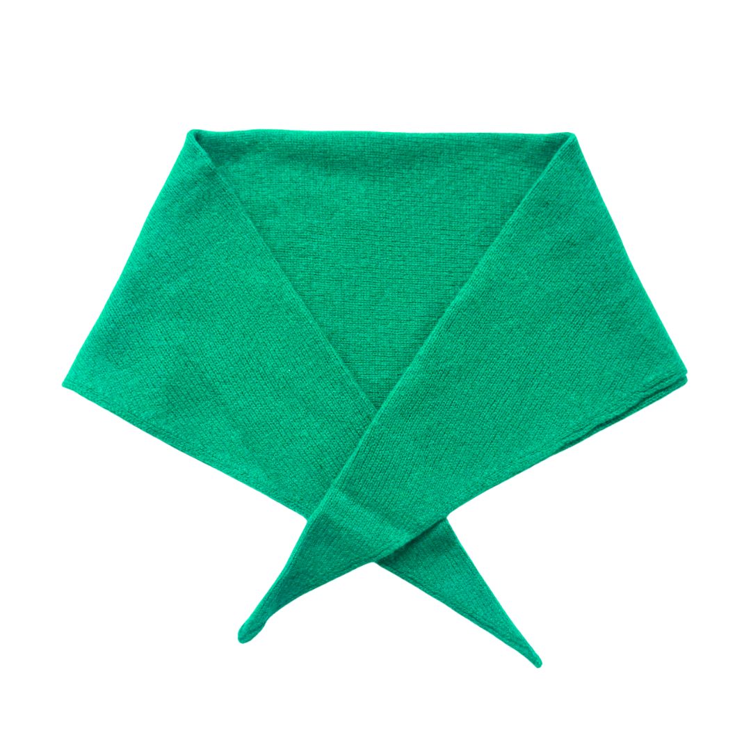 Cashmere Bandana - Kelly Green