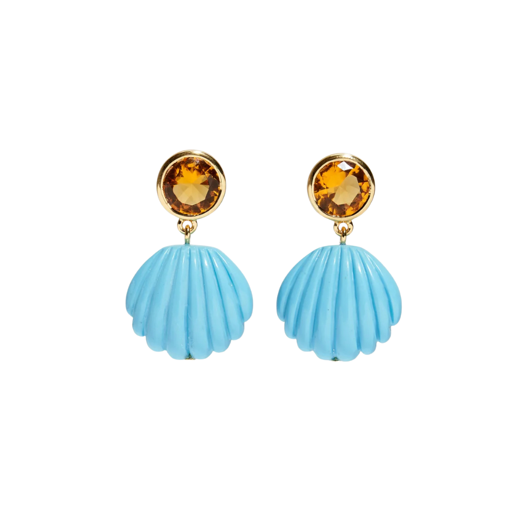 Kai Earrings - Pool — Lizzie Fortunato Demi-Fine Trunk Show