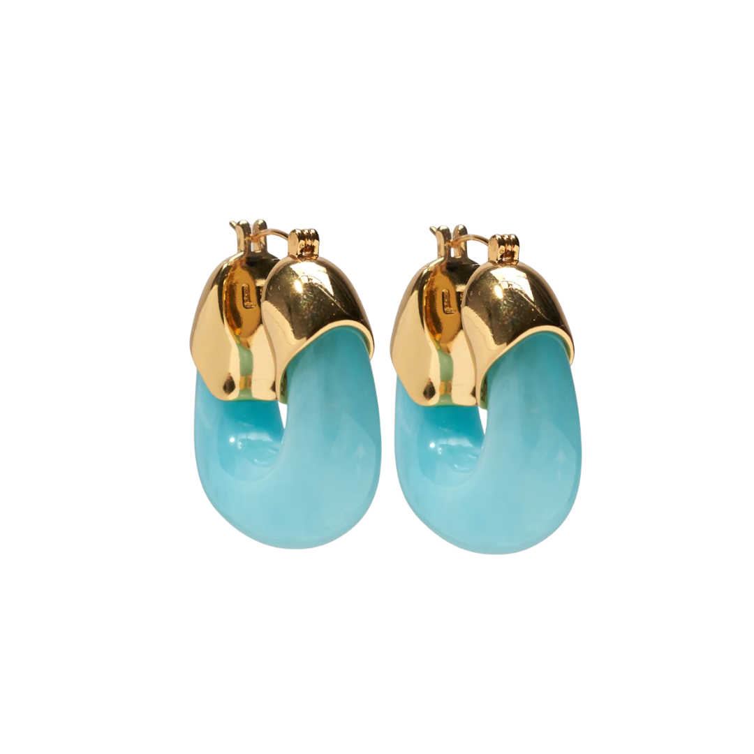 Organic Hoops - Pool — Lizzie Fortunato Demi-Fine Trunk Show