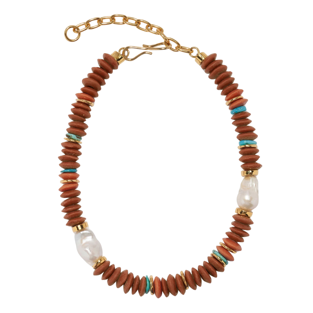Umi Necklace - Rust — Lizzie Fortunato Demi-Fine Trunk Show
