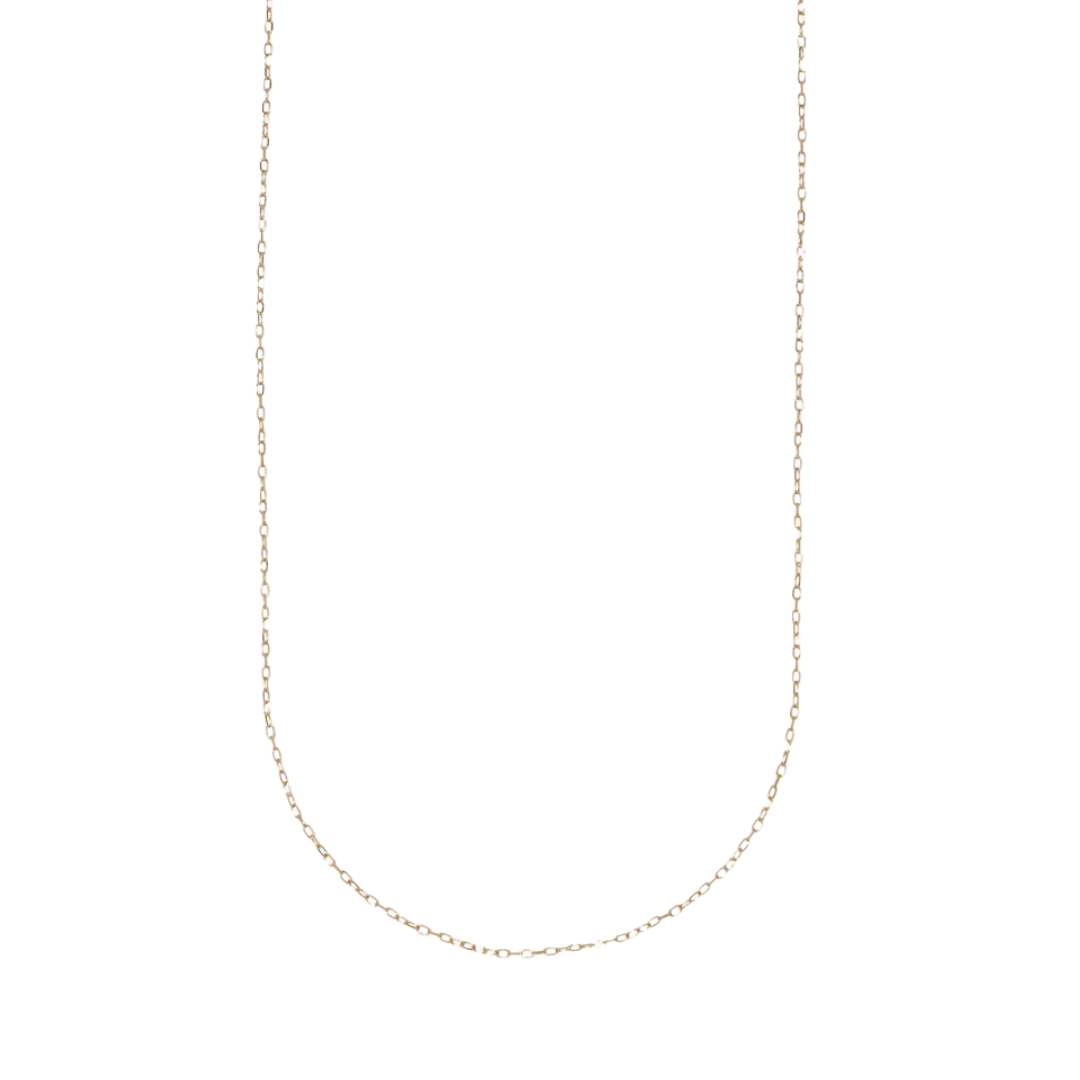 14k Gold Cable Chain — Charm + Chain Trunk Show