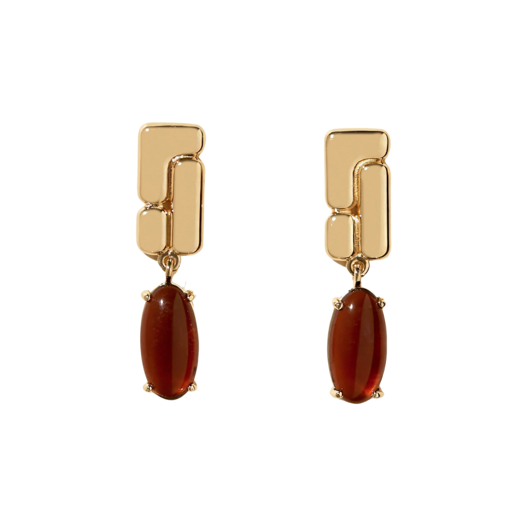 Belden Earrings - Brown