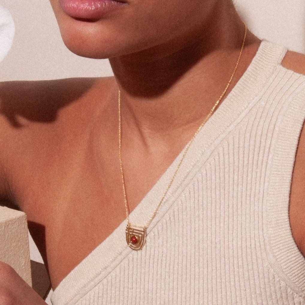 Golden Era Necklace - Jasper — Lindsay Lewis Trunk Show