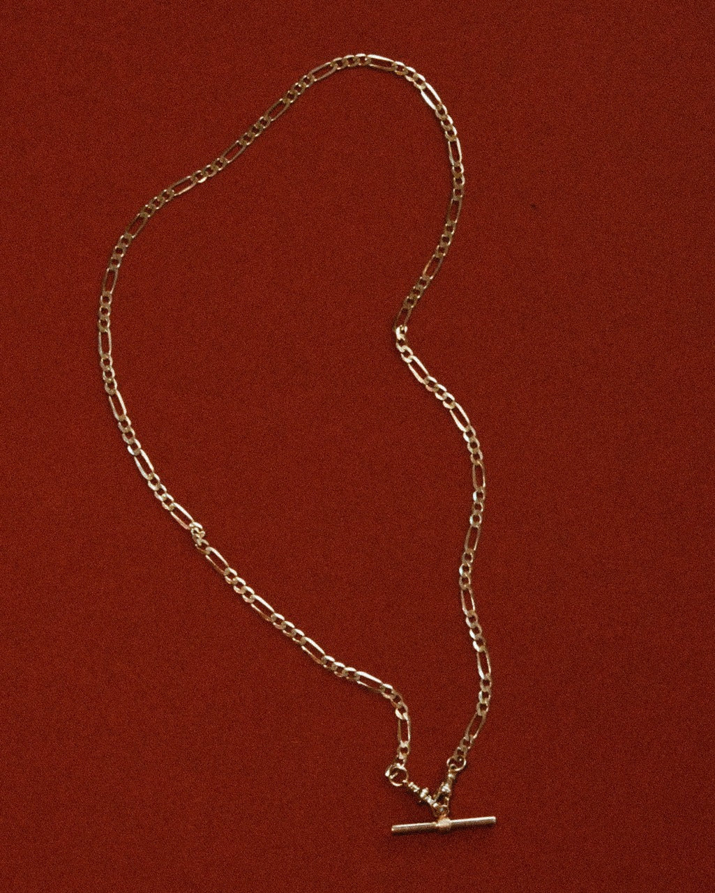 London Flats T Bar Plaque Necklace