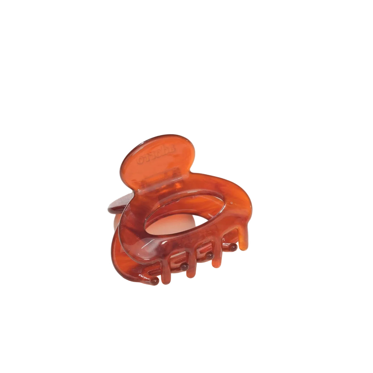 Lucie Mini Claw Clip - Cinnamon Spice