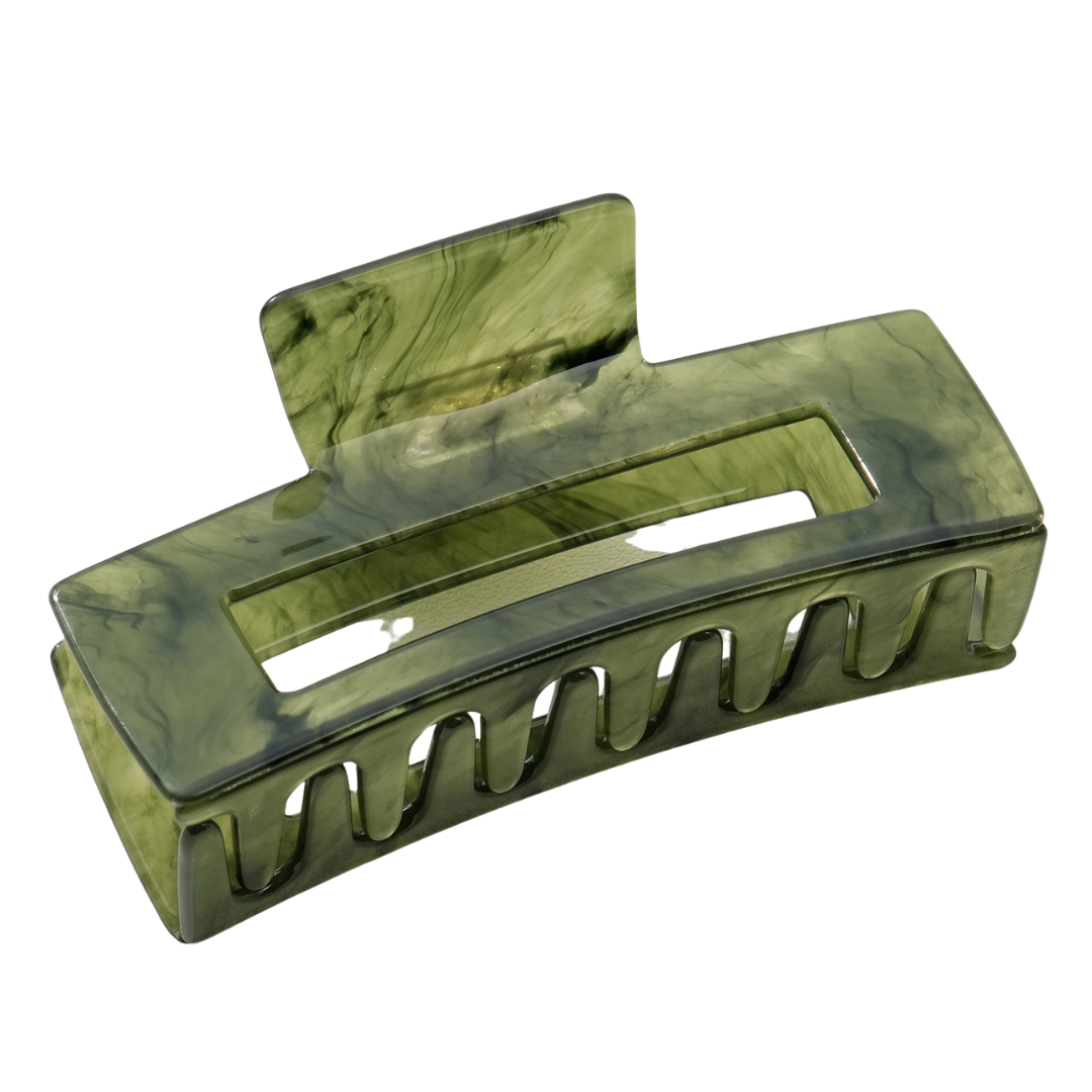 Luna Large Claw Clip - Jade Green
