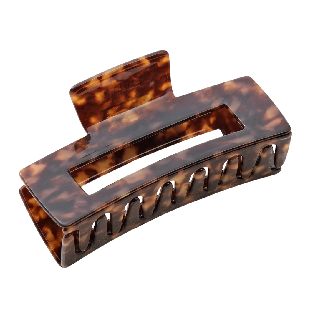 Luna Large Claw Clip - Deep Tortoise