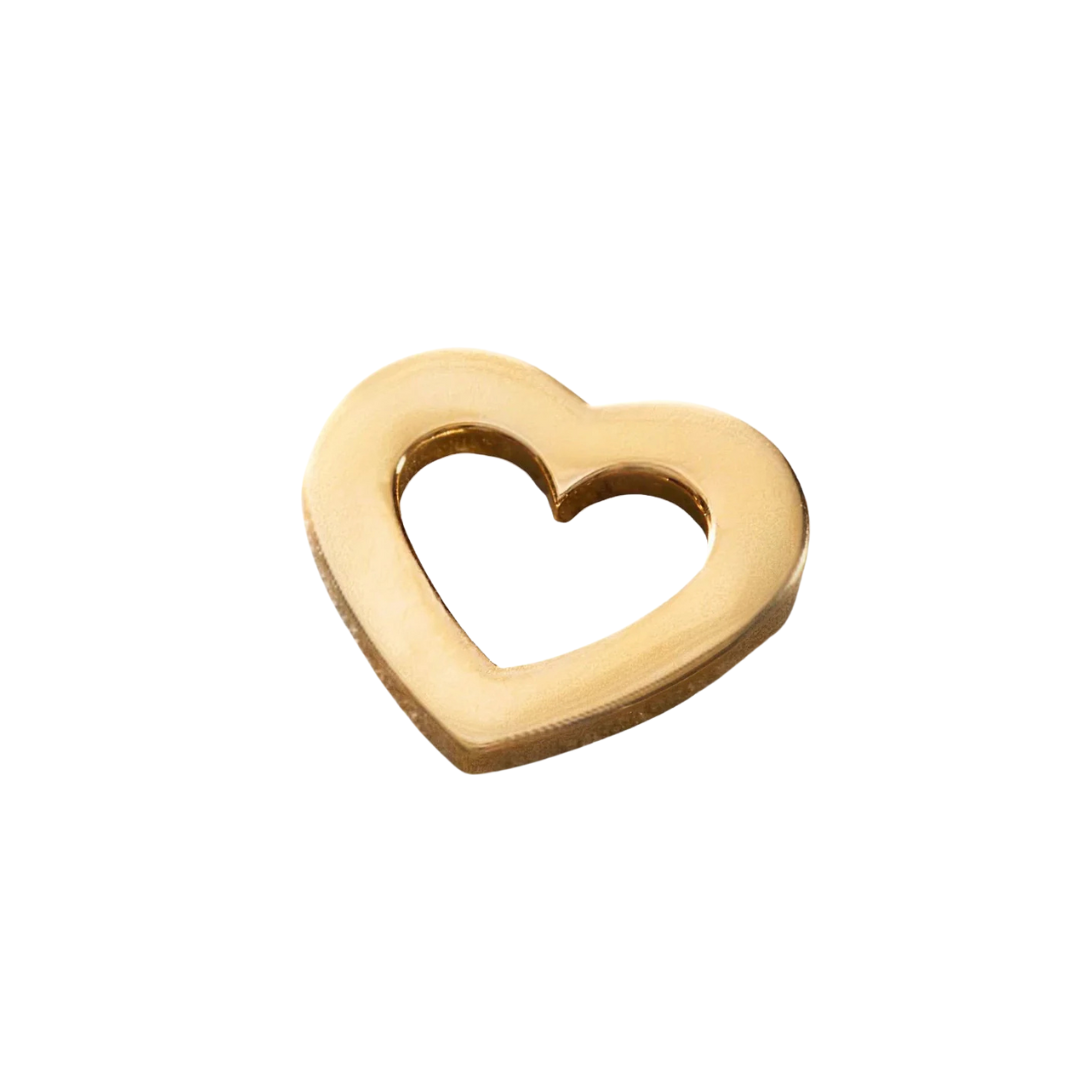 Chunky 14k Gold Heart Slider — Maura Green Trunk Show