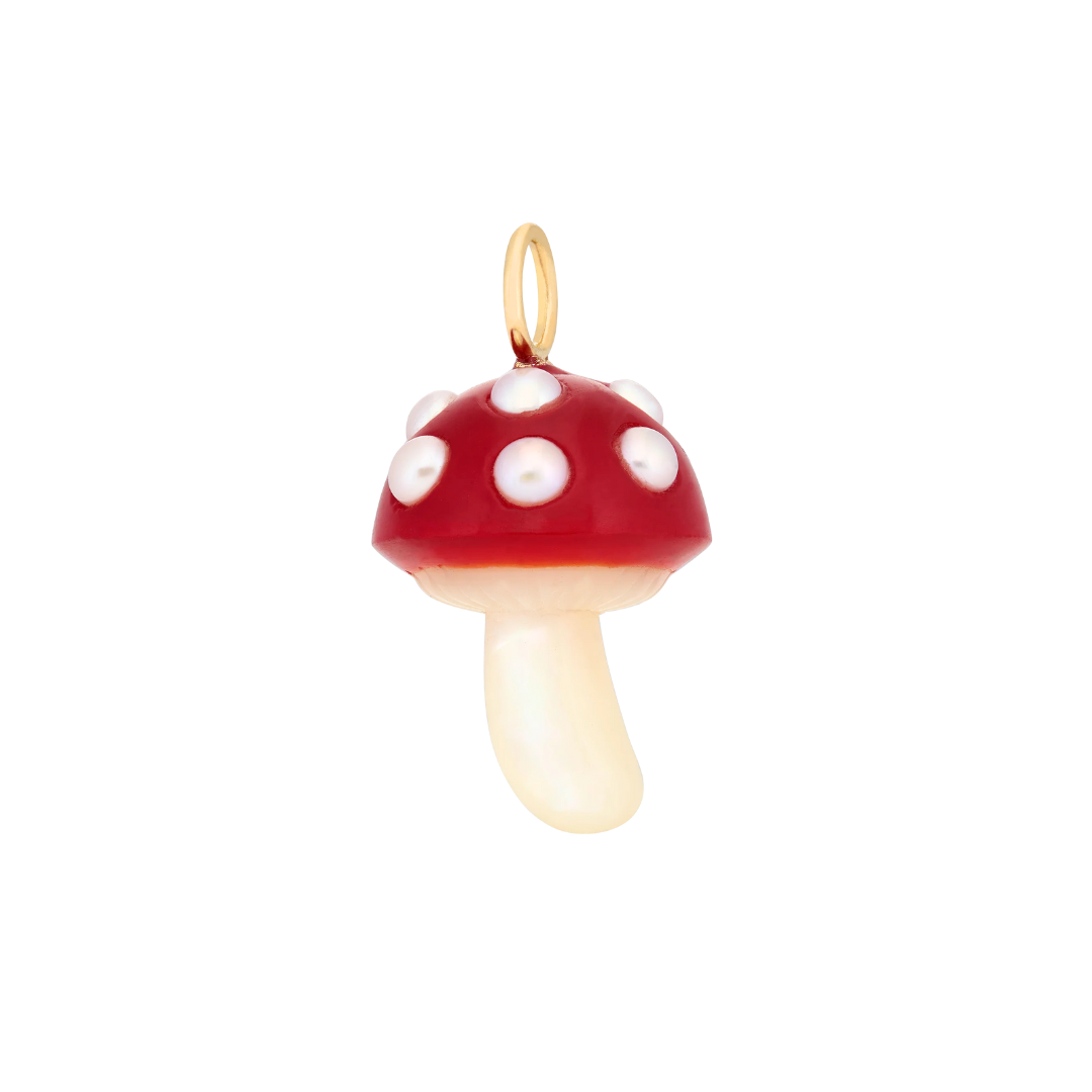 Red Chalcedony and Pearl Mushroom — Maura Green Trunk Show