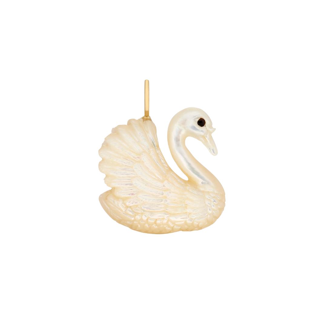 Mother of Pearl Swan  — Maura Green Trunk Show
