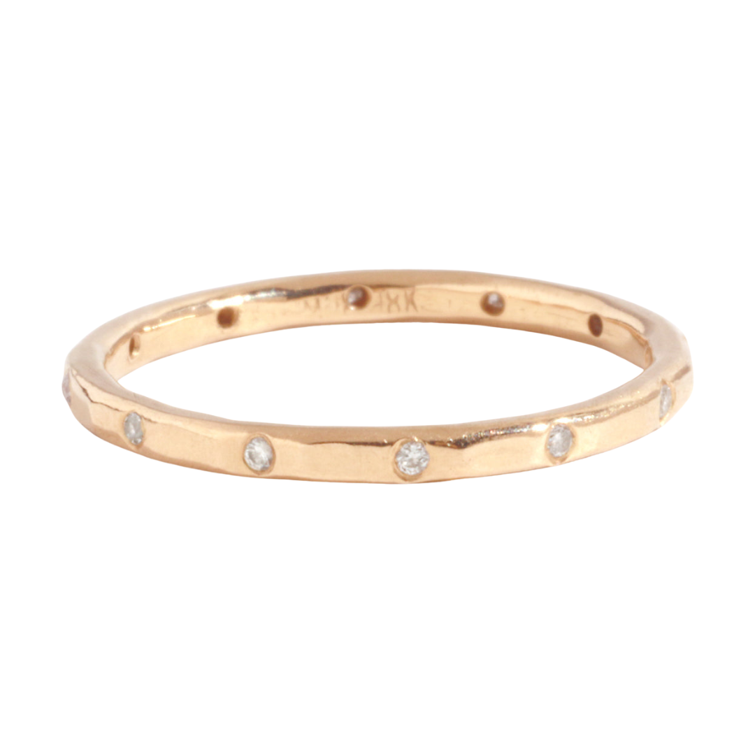 12 White Diamond Band - Yellow — Commitment, Curated