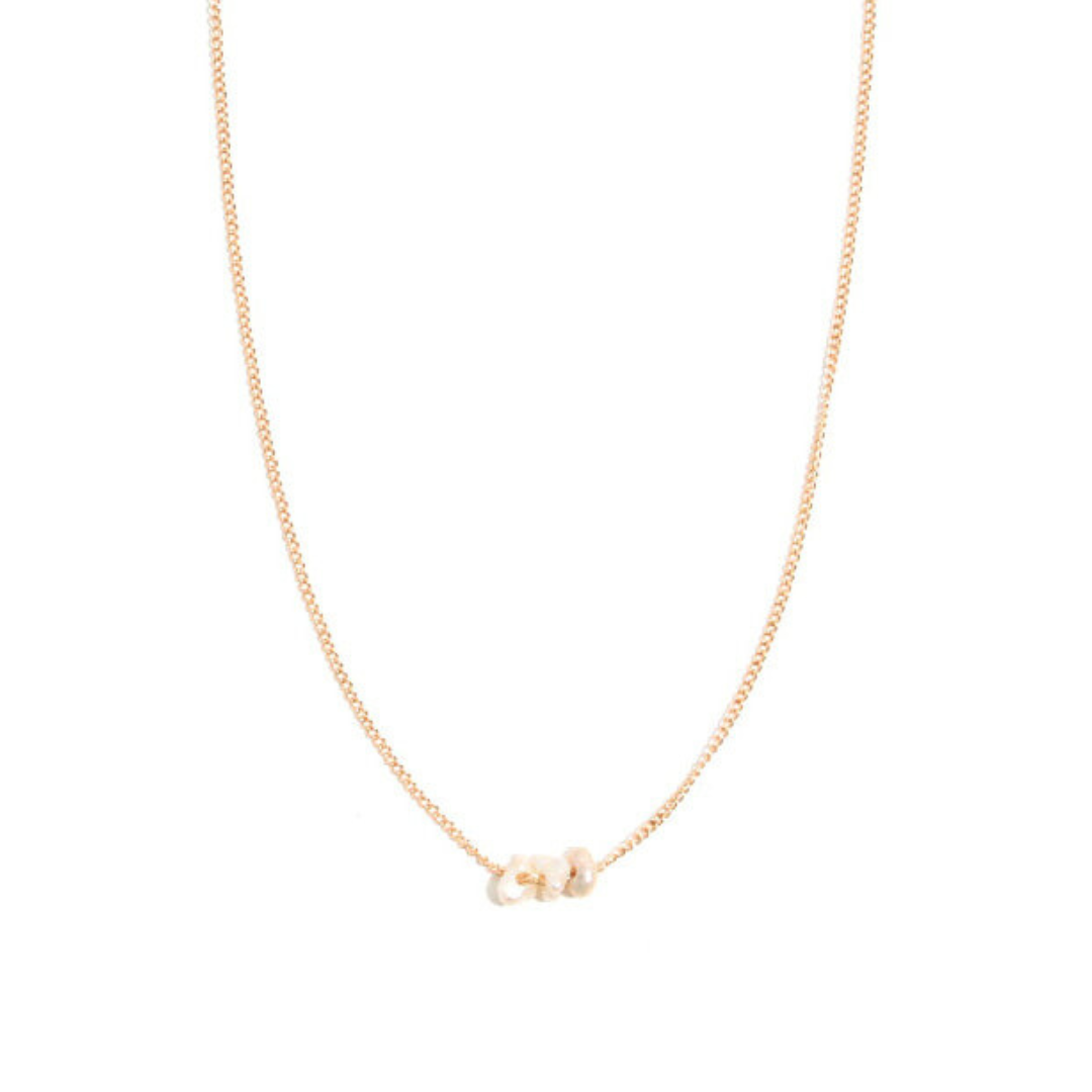 Tiny Pearl Necklace - Melissa Joy Manning Residency
