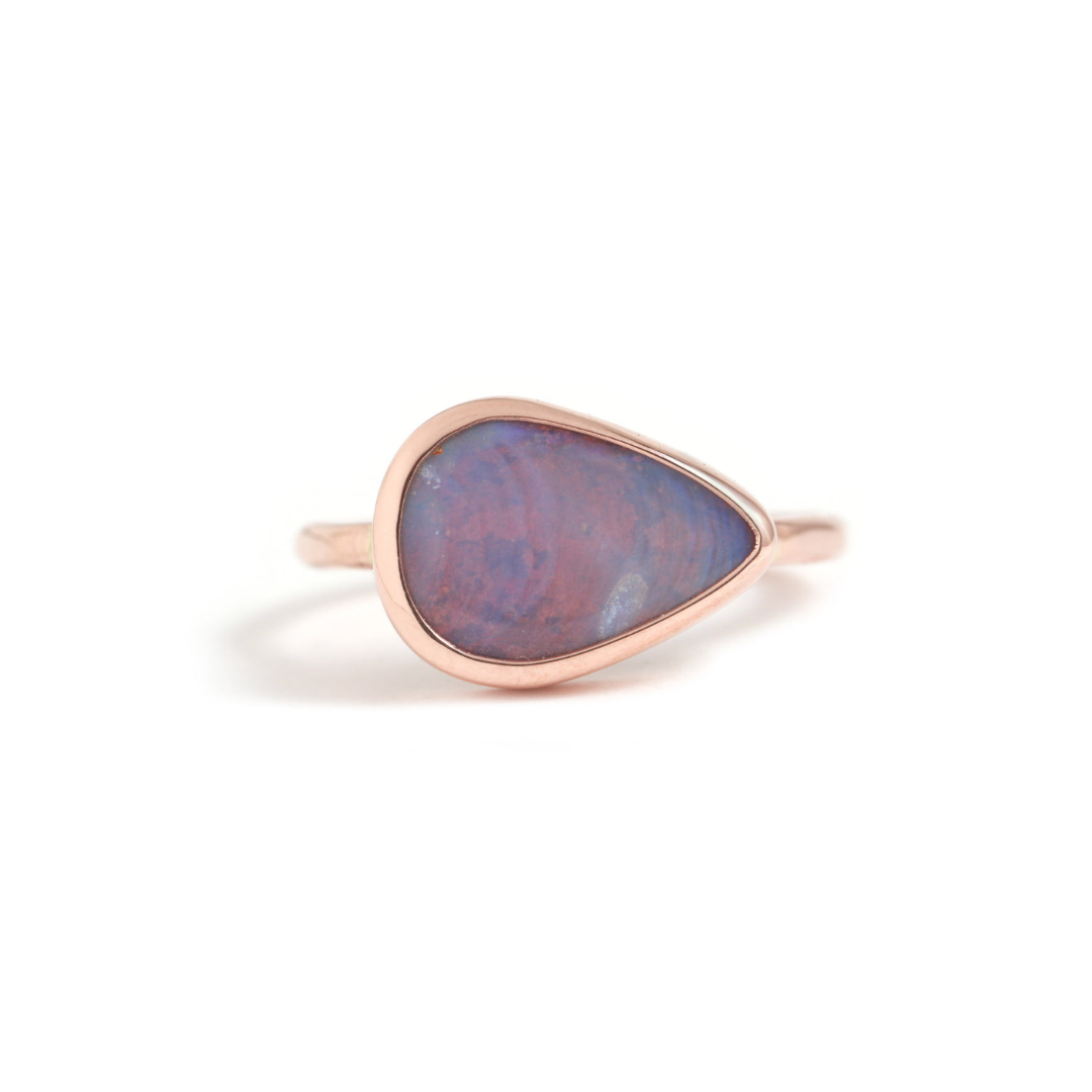 Australian Opalized Fossil Ring - Melissa Joy Manning Residency
