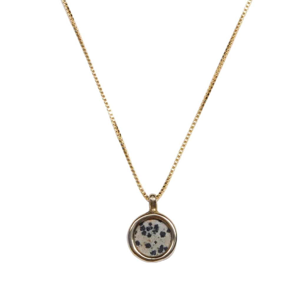 Dalmatian Jasper Mare Necklace