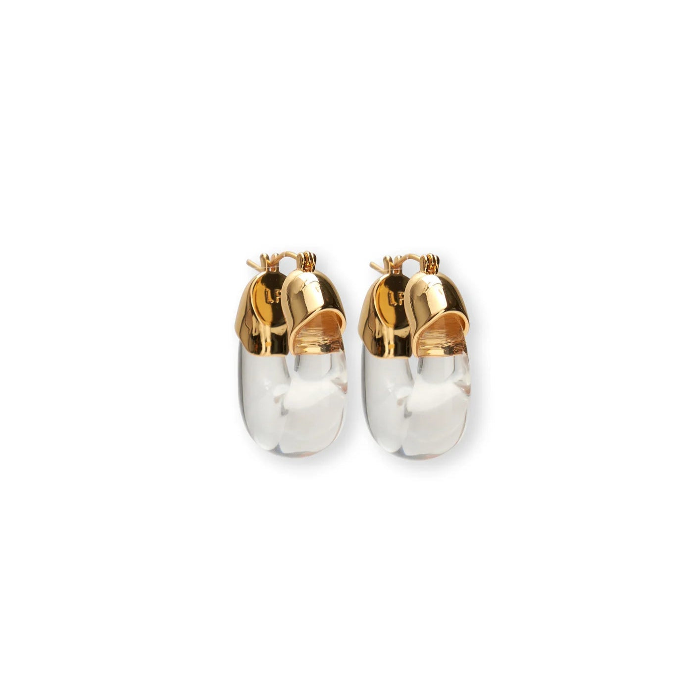 Mini Organic Hoops - Clear — Lizzie Fortunato Demi-Fine Trunk Show