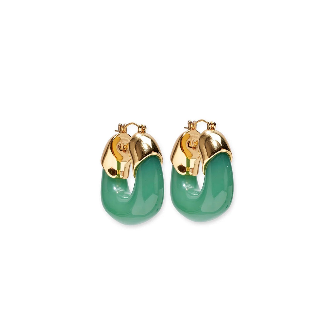 Mini Organic Hoops in Sage