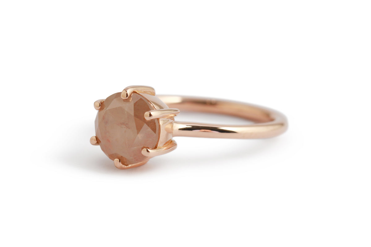 Natural Pink Diamond Ring - Melissa Joy Manning Residency