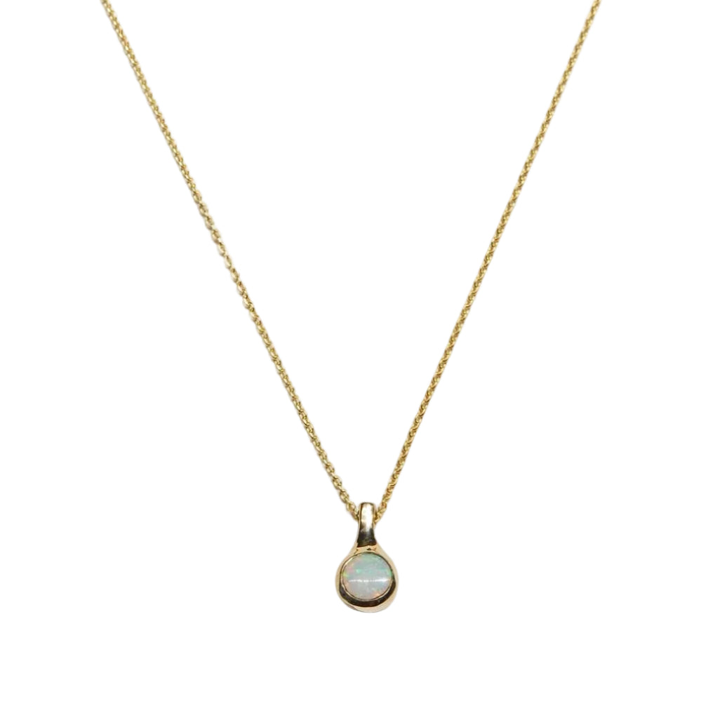 Opal Dot Necklace