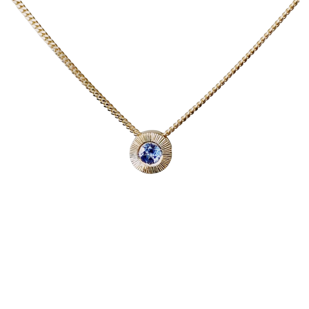 Small Aurora Tanzanite Necklace