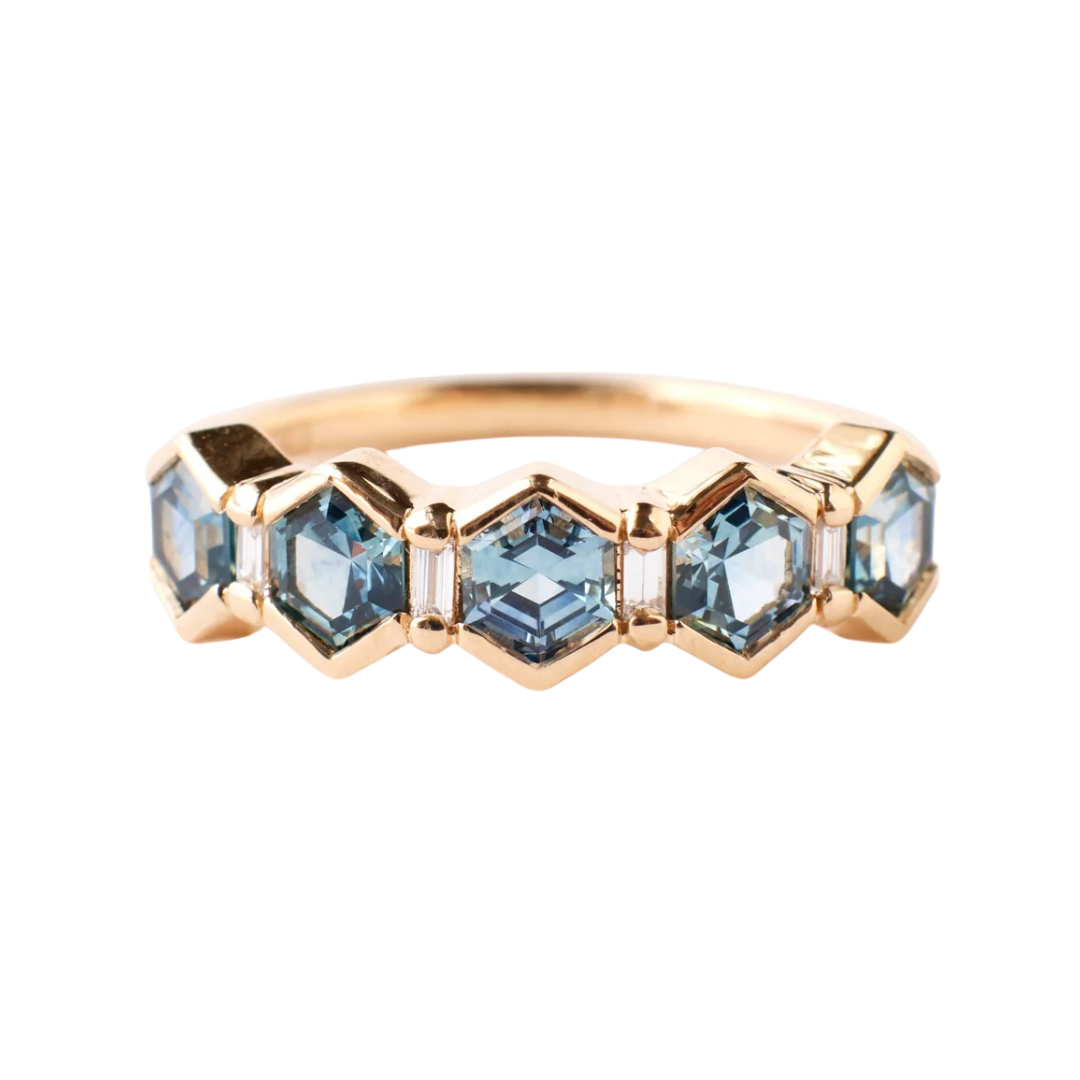 Arden Ring - Teal Sapphire — Commitment, Curated