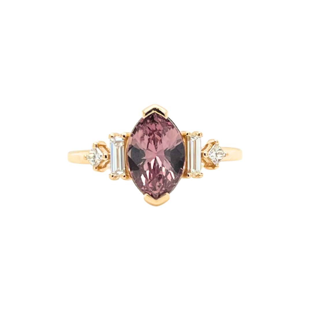 Plum Marquise Sapphire Josie Ring