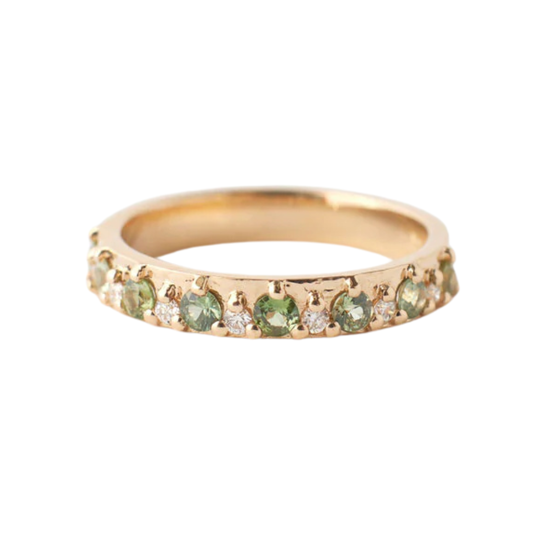 Roma Ring - Green Sapphire — Commitment, Curated
