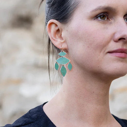 Paloma Earrings - Aloe
