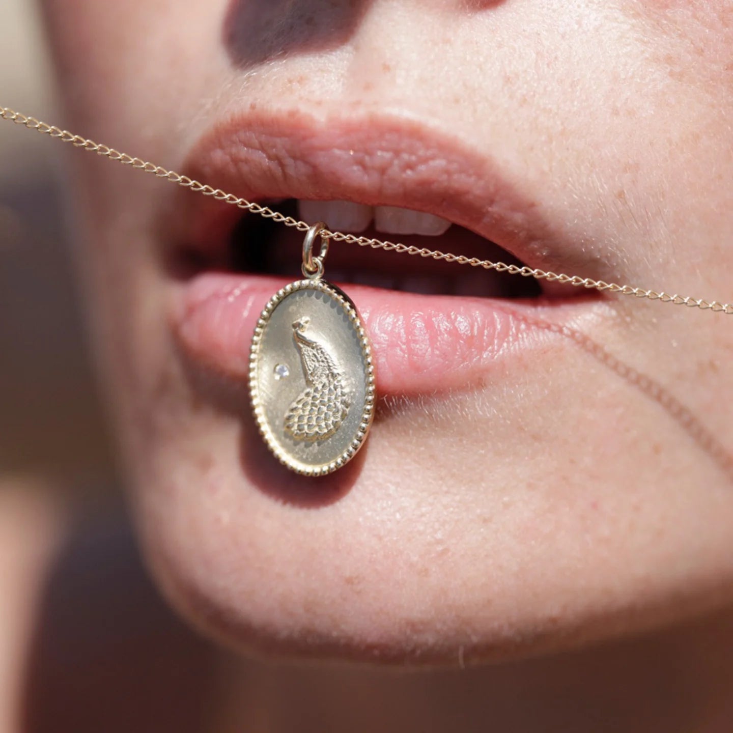 Peacock Token - Zahava Heirlooms Trunk Show