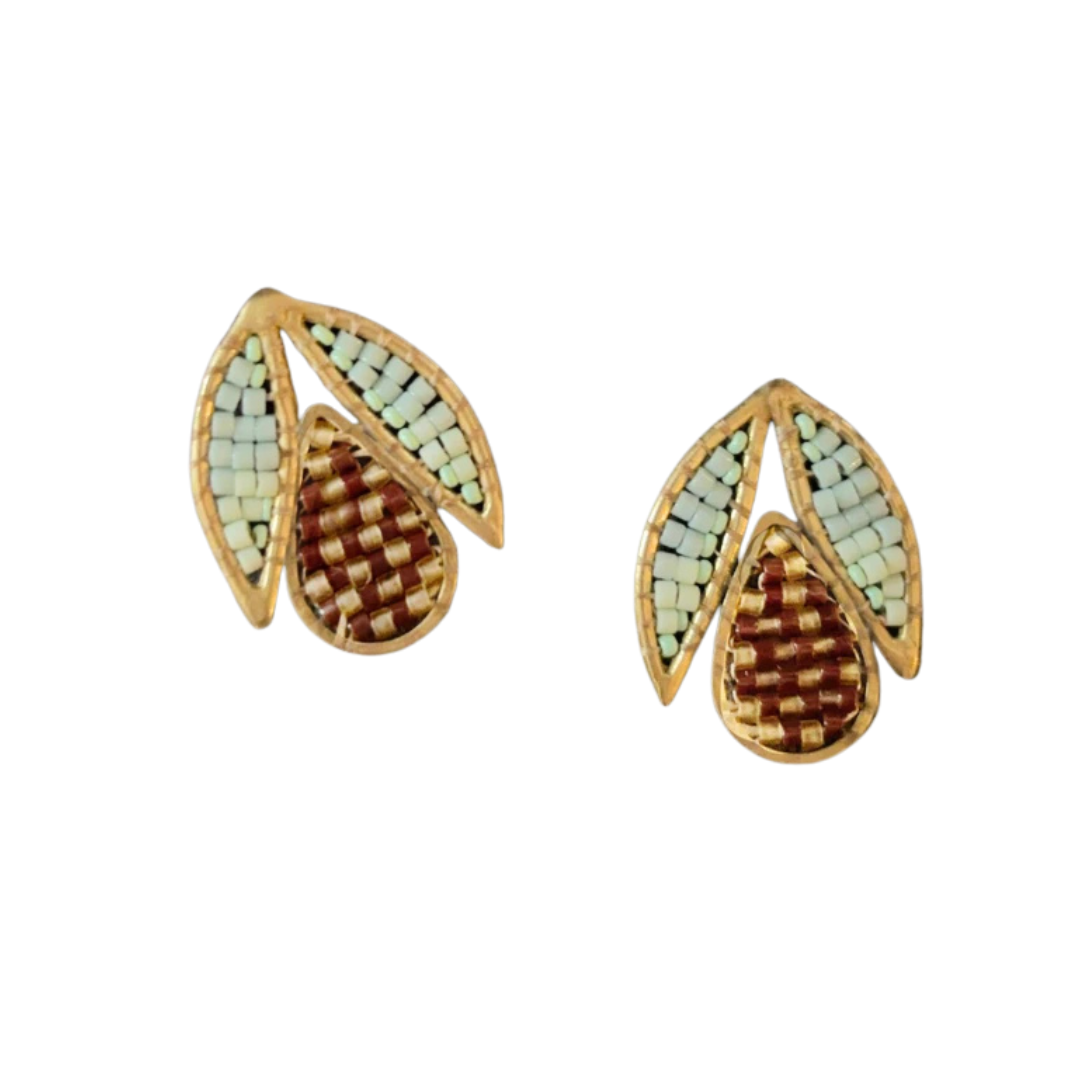 Petal Studs - Robin