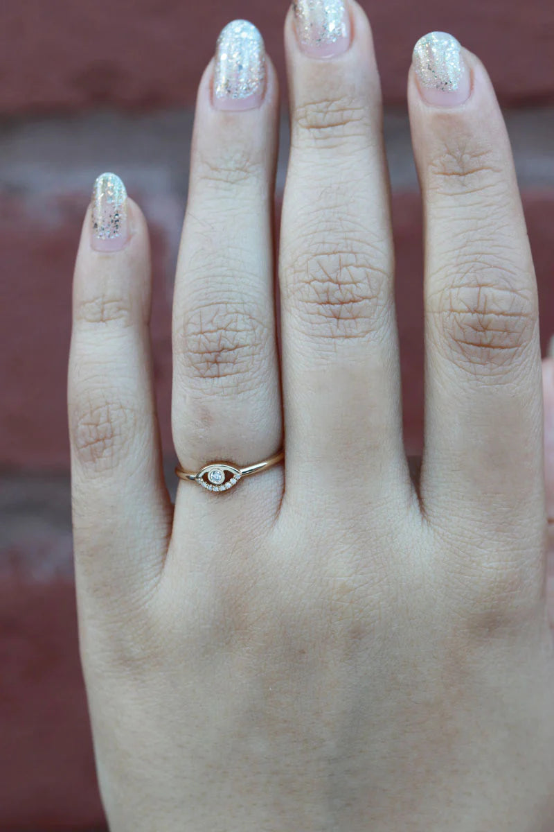 Pave Wink Ring