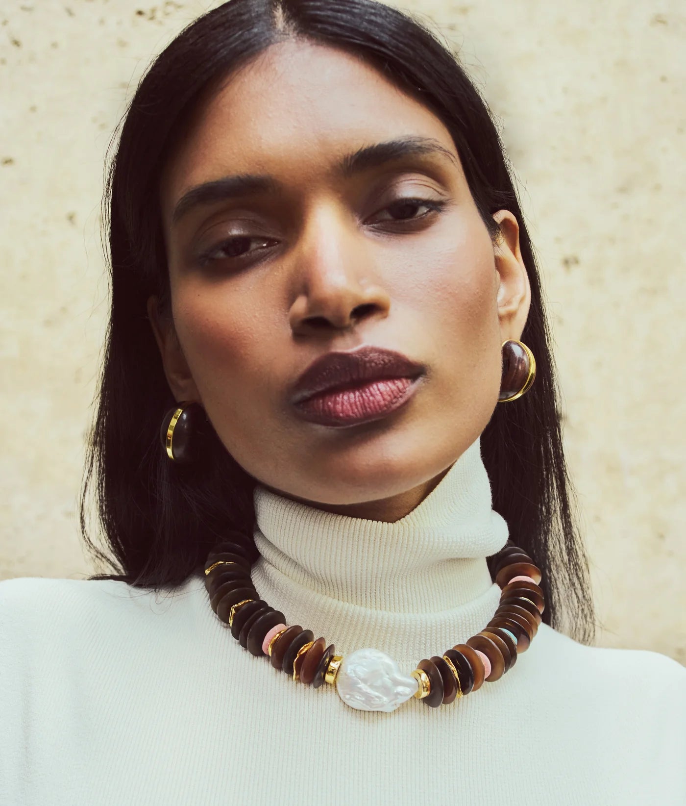 Halo Hoops - Acacia Wood — Lizzie Fortunato Demi-Fine Trunk Show