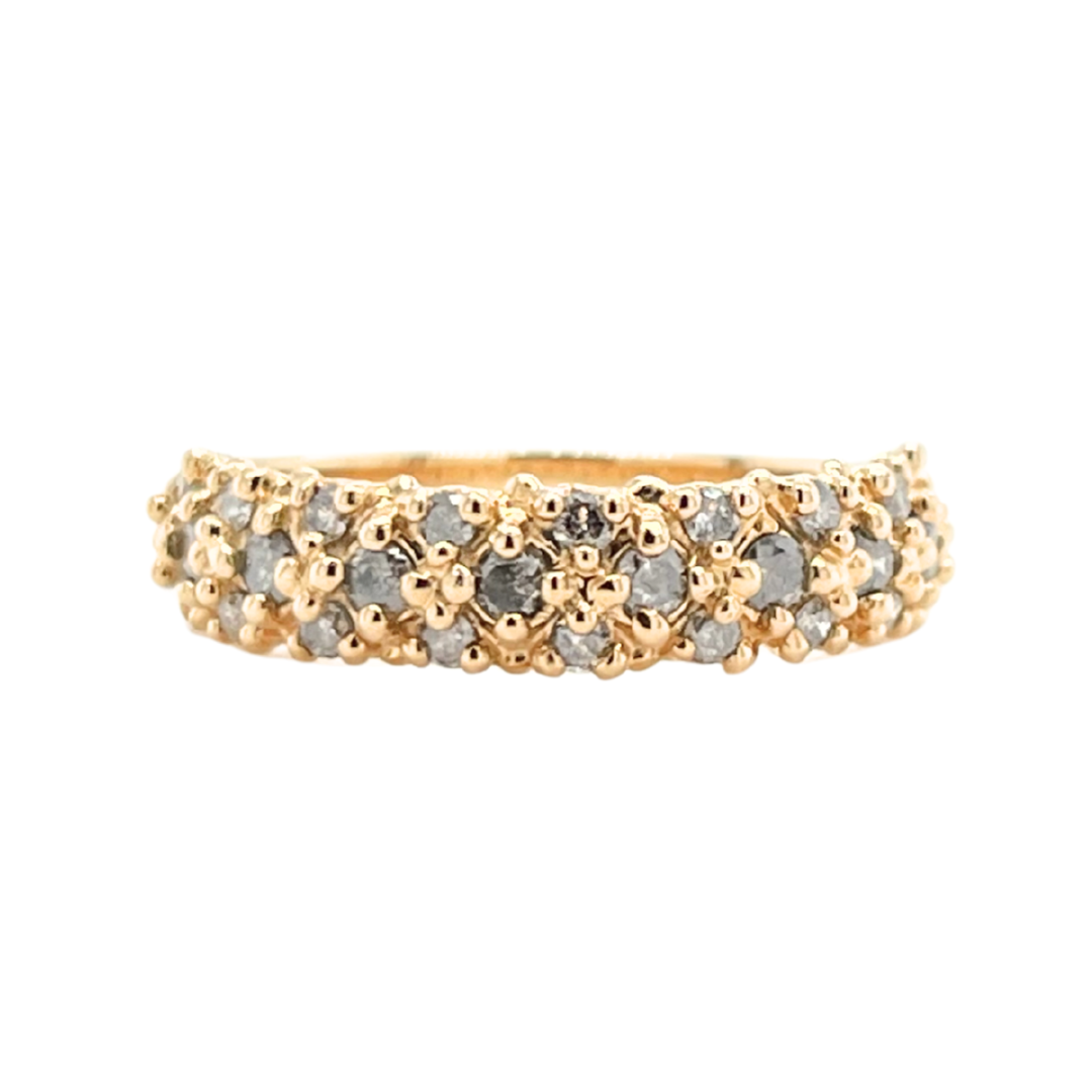Salt & Pepper Diamond Orez Ring — Commitment, Curated