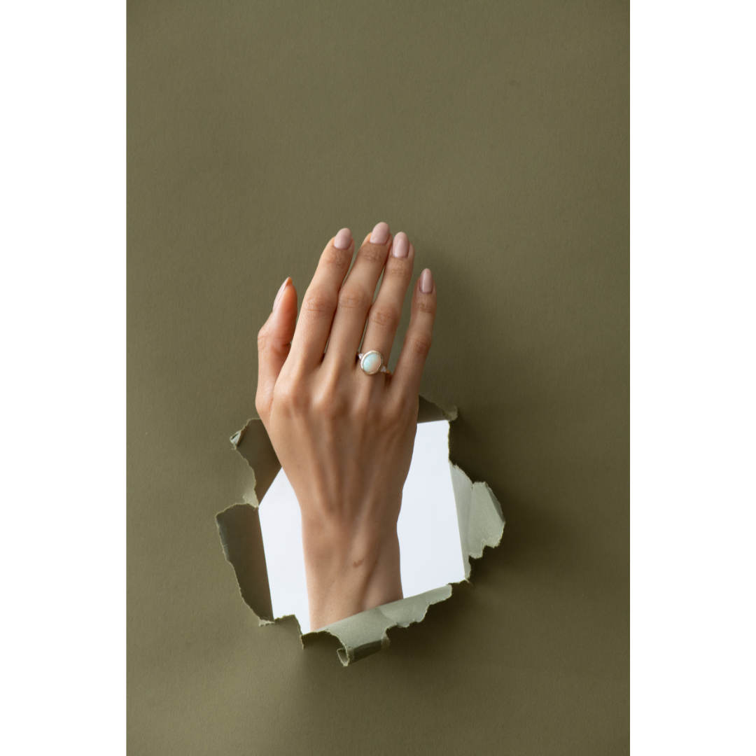 One Of A Kind Oval Opal Ring