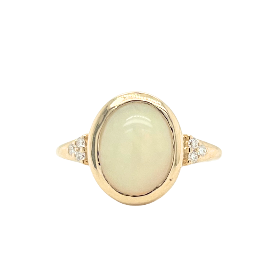 One Of A Kind Oval Opal Ring