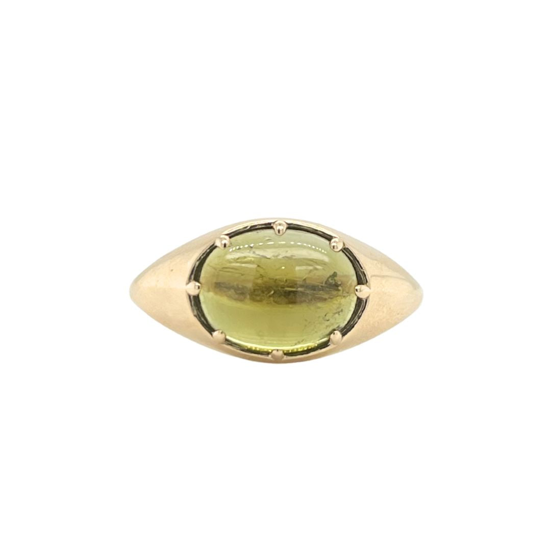 One Of A Kind Oval Tourmaline Ring