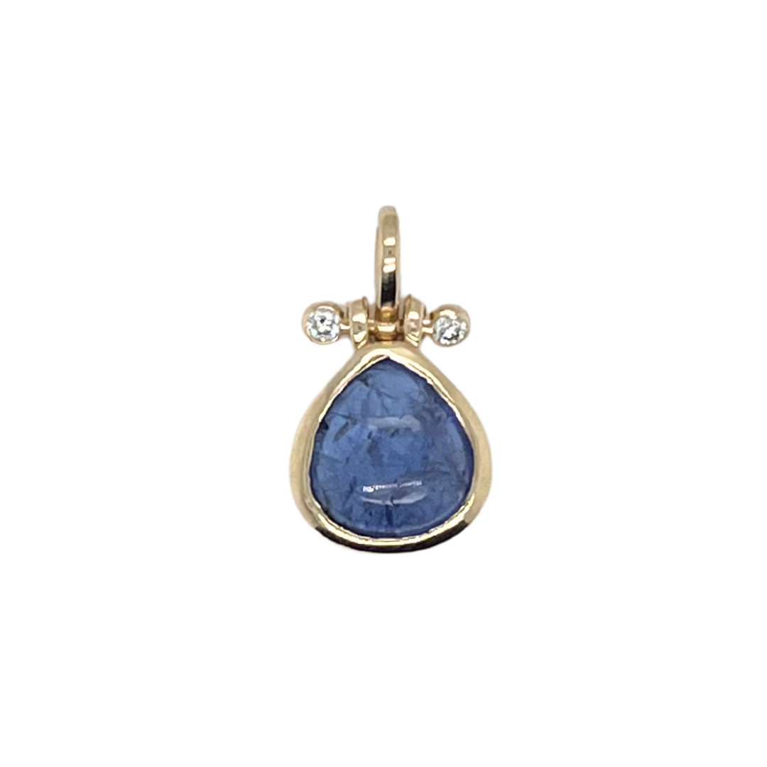 One Of A Kind Pear Tanzanite Pendant