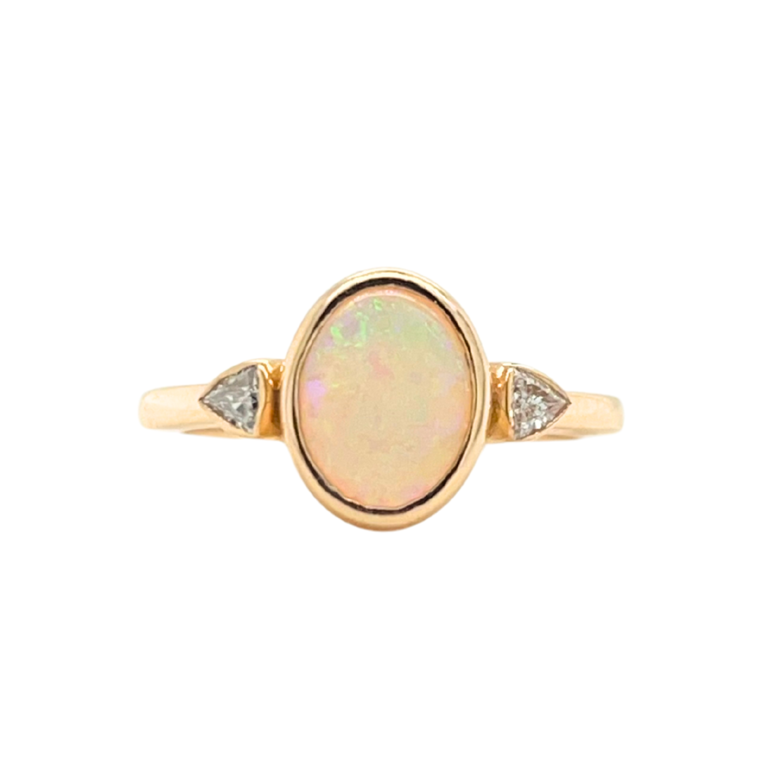 Condesa Opal and Diamond Ring