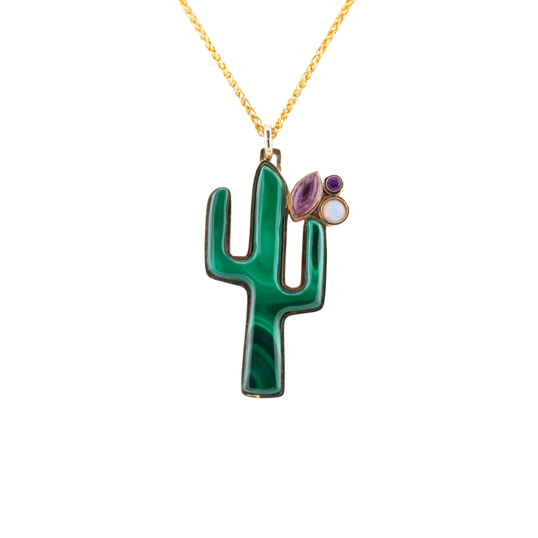 Saguaro Cactus Milagro Necklace
