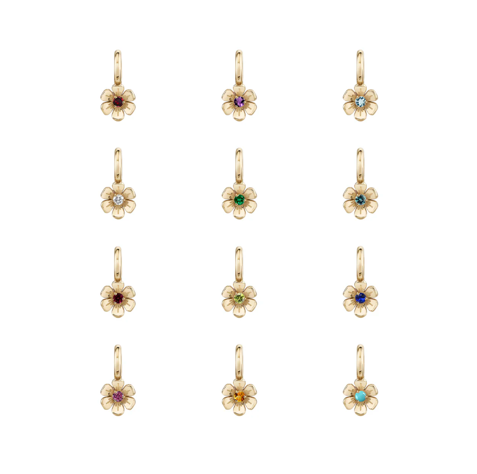 In Bloom Birthstone Charms